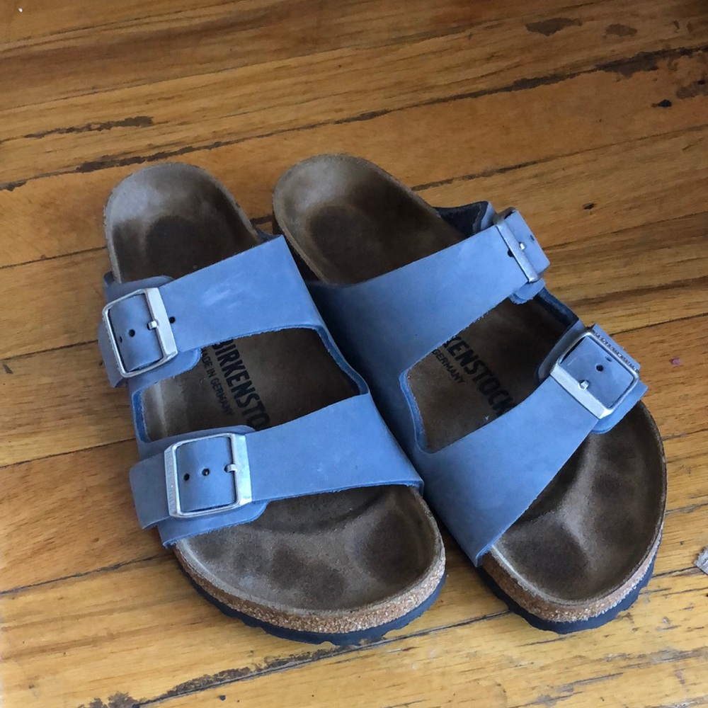 Birkenstock Arizona steel blue size 36